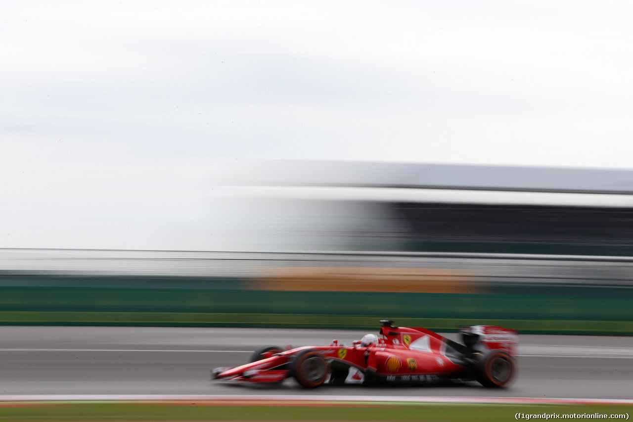 GP GRAN BRETAGNA, 04.07.2015 - Prove Libere 3, Sebastian Vettel (GER) Ferrari SF15-T