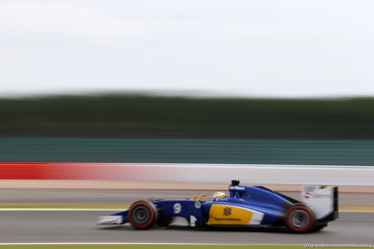 GP GRAN BRETAGNA, 04.07.2015 - Prove Libere 3, Marcus Ericsson (SUE) Sauber C34