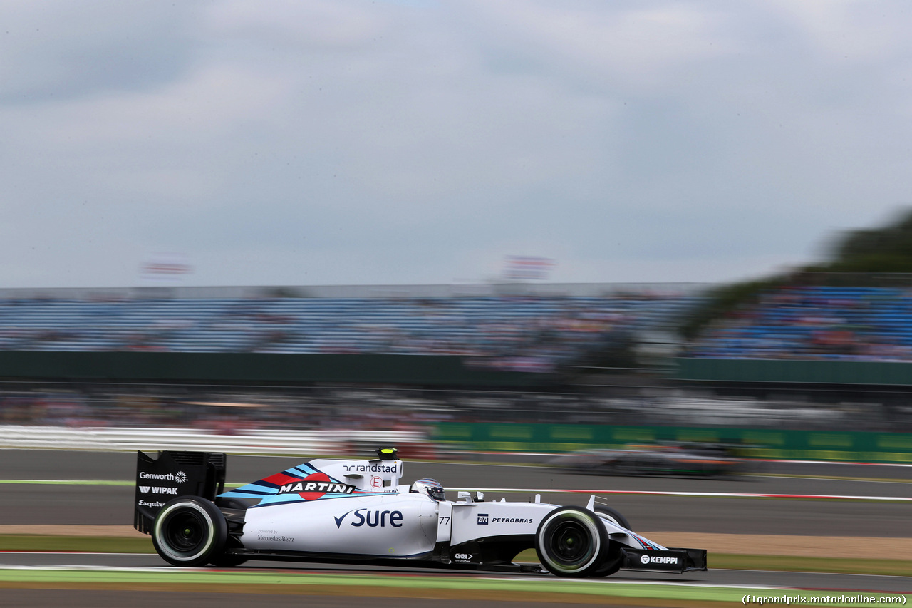 GP GRAN BRETAGNA, 04.07.2015 - Prove Libere 3, Valtteri Bottas (FIN) Williams F1 Team FW37
