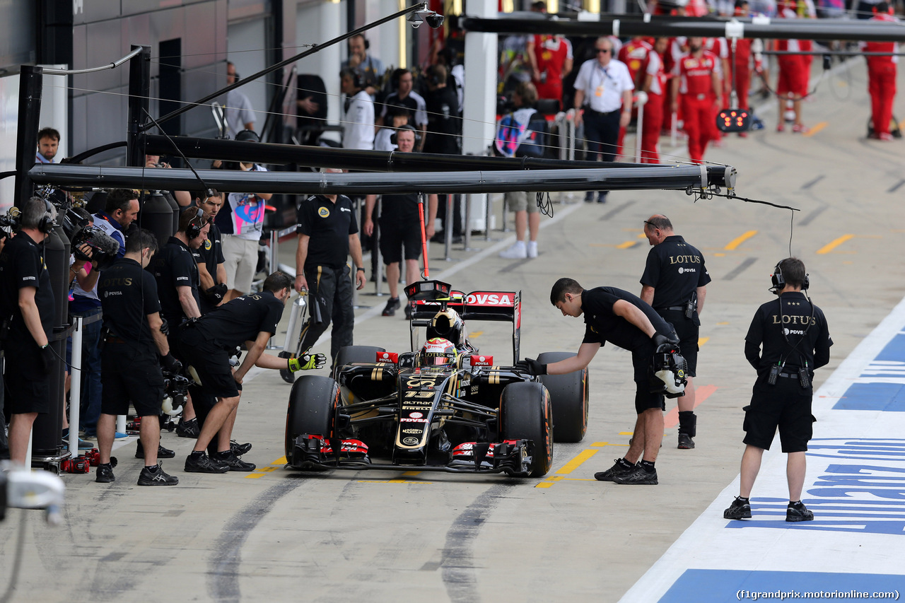 GP GRAN BRETAGNA, 04.07.2015 - Prove Libere 3, Pastor Maldonado (VEN) Lotus F1 Team E23