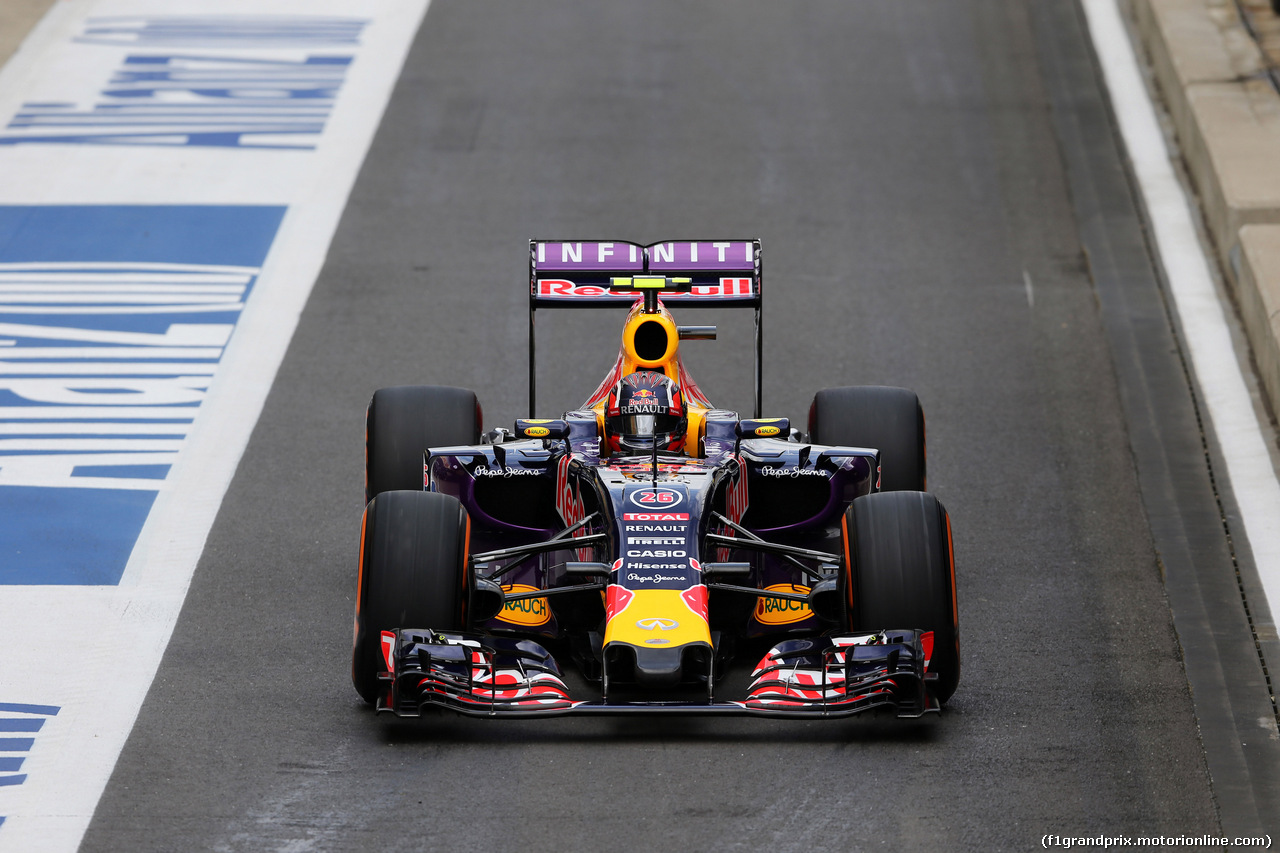 GP GRAN BRETAGNA, 04.07.2015 - Prove Libere 3, Daniil Kvyat (RUS) Red Bull Racing RB11