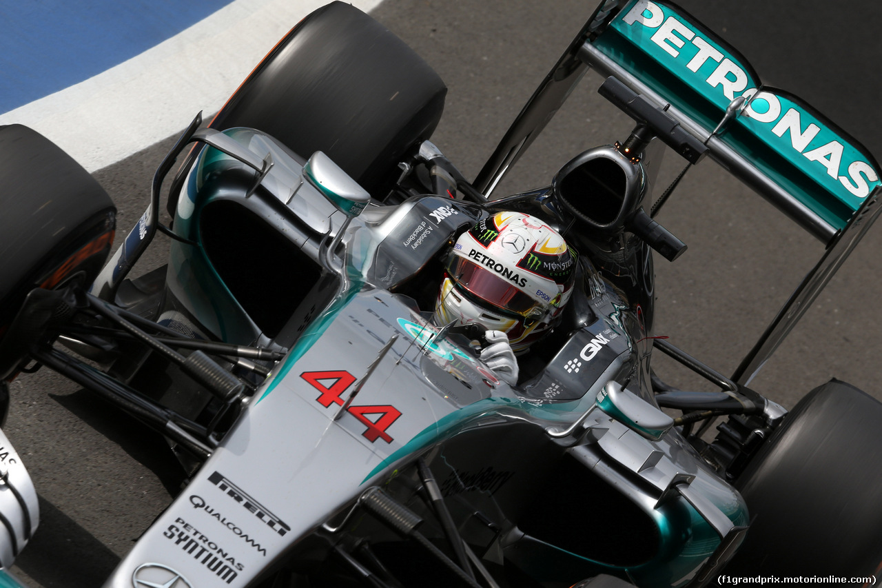 GP GRAN BRETAGNA, 04.07.2015 - Prove Libere 3, Lewis Hamilton (GBR) Mercedes AMG F1 W06