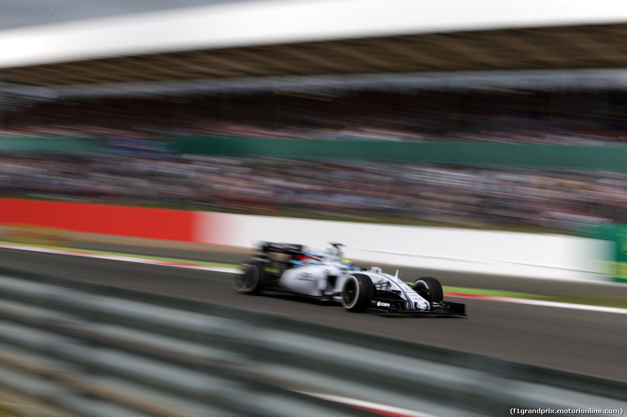GP GRAN BRETAGNA, 04.07.2015 - Prove Libere 3, Felipe Massa (BRA) Williams F1 Team FW37