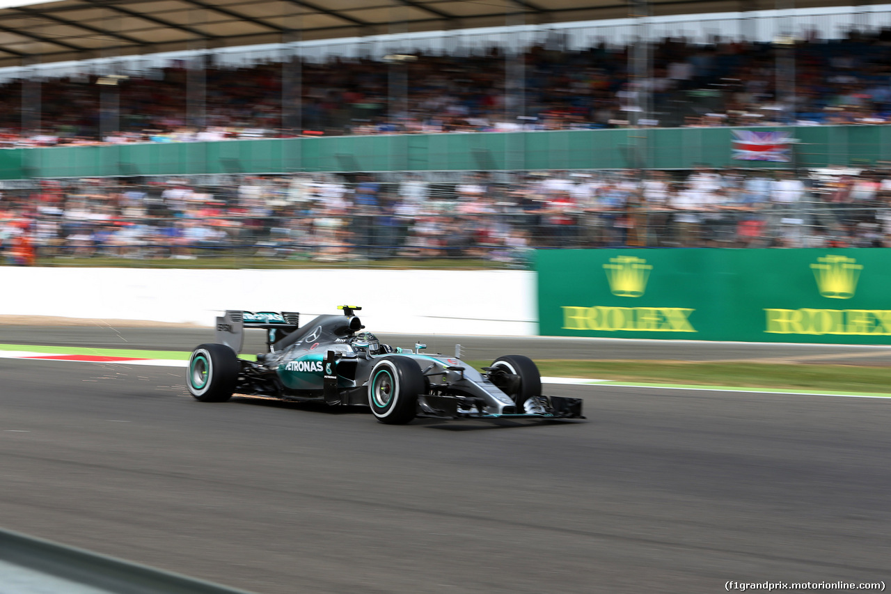 GP GRAN BRETAGNA, 04.07.2015 - Prove Libere 3, Nico Rosberg (GER) Mercedes AMG F1 W06