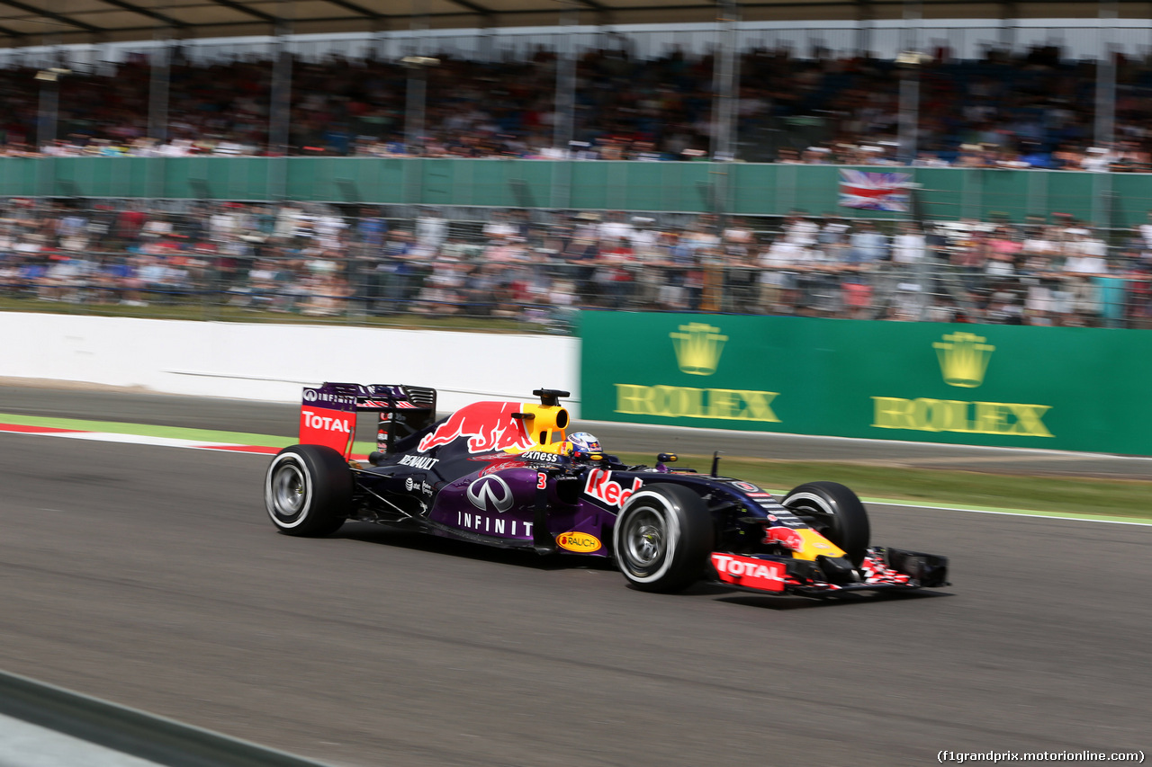 GP GRAN BRETAGNA, 04.07.2015 - Prove Libere 3, Daniel Ricciardo (AUS) Red Bull Racing RB11