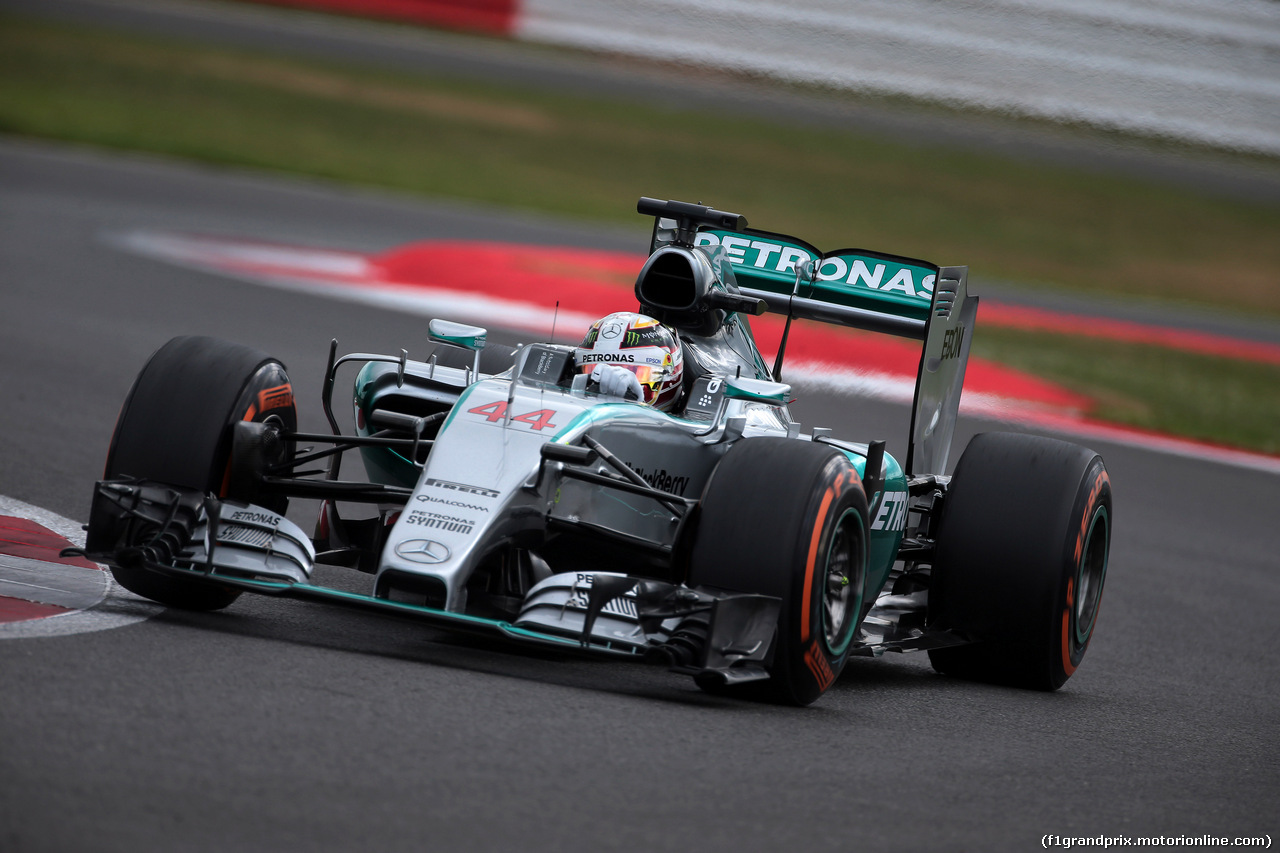 GP GRAN BRETAGNA, 04.07.2015 - Prove Libere 3, Lewis Hamilton (GBR) Mercedes AMG F1 W06