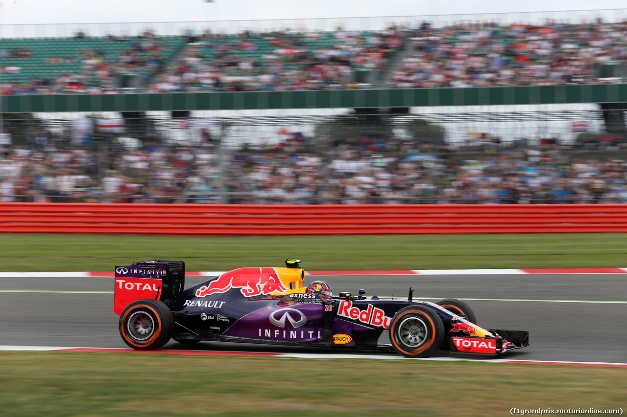GP GRAN BRETAGNA, 04.07.2015 - Prove Libere 3, Daniil Kvyat (RUS) Red Bull Racing RB11