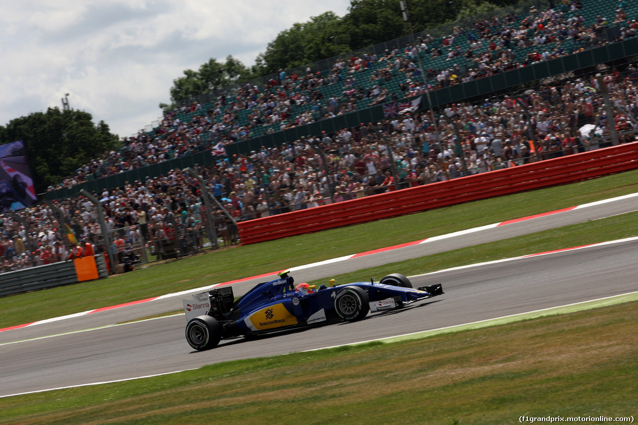 GP GRAN BRETAGNA, 04.07.2015 - Qualifiche, Felipe Nasr (BRA) Sauber C34