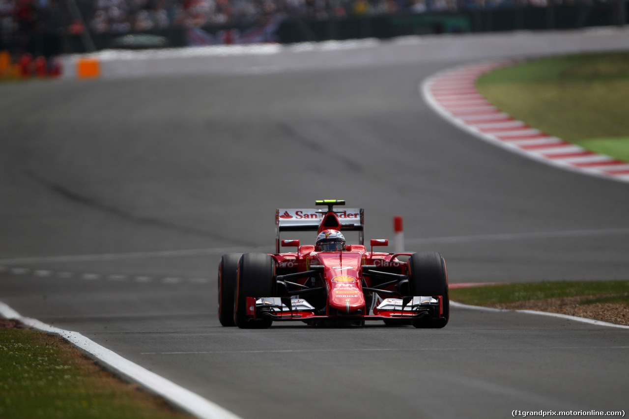 GP GRAN BRETAGNA, 04.07.2015 - Qualifiche, Kimi Raikkonen (FIN) Ferrari SF15-T