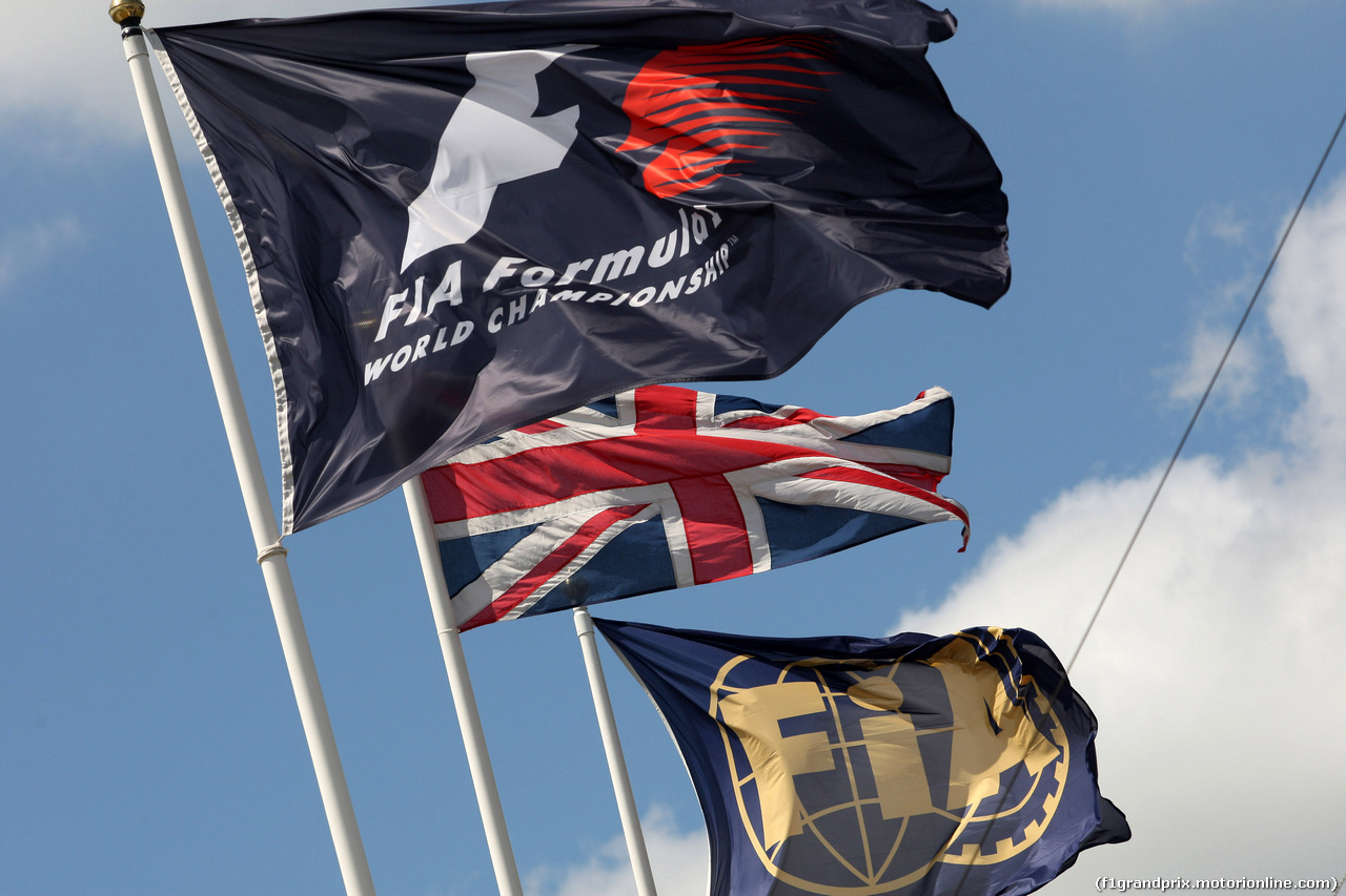 GP GRAN BRETAGNA, 04.07.2015 - Qualifiche, Flags