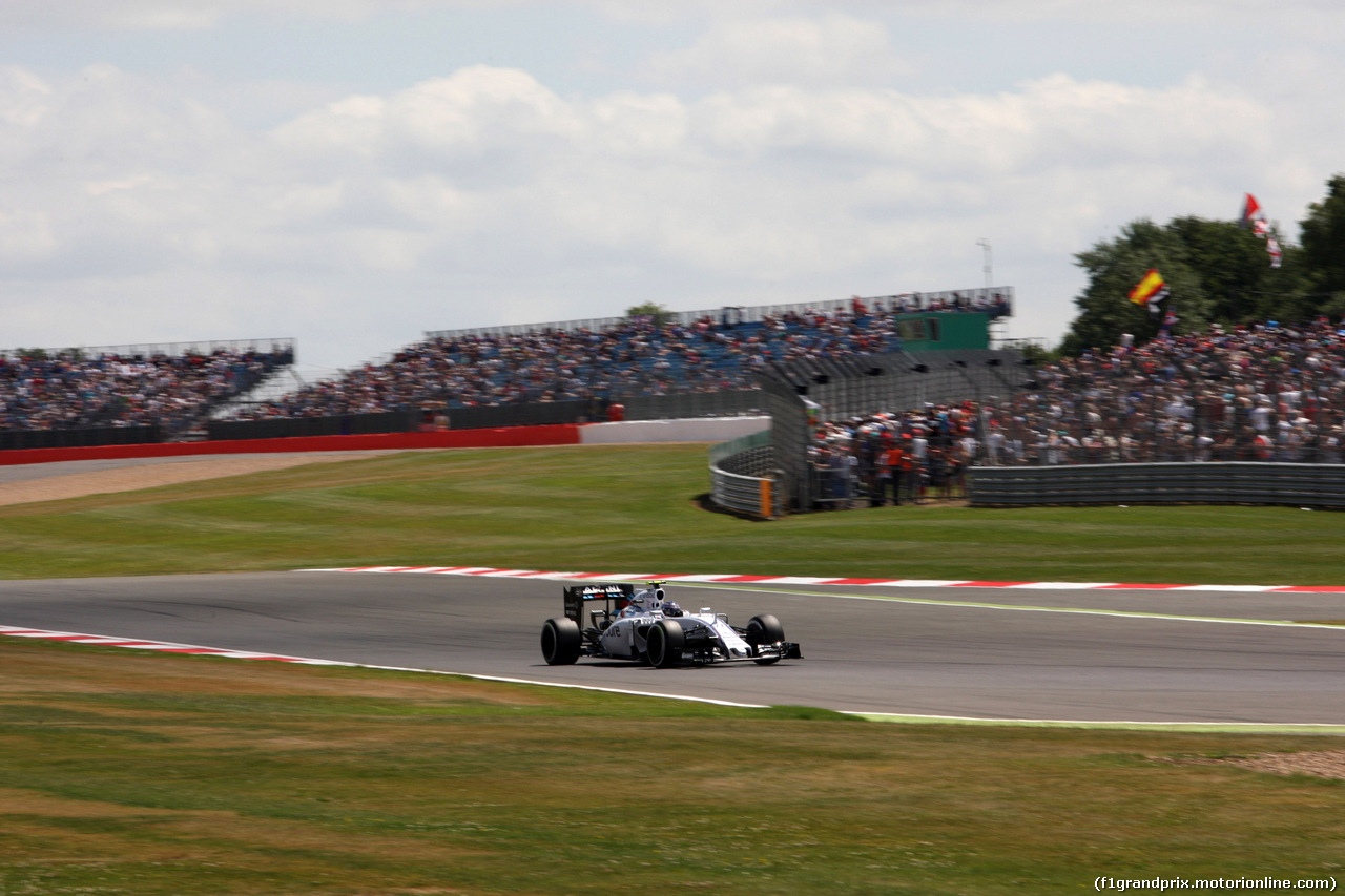GP GRAN BRETAGNA, 04.07.2015 - Qualifiche, Valtteri Bottas (FIN) Williams F1 Team FW37