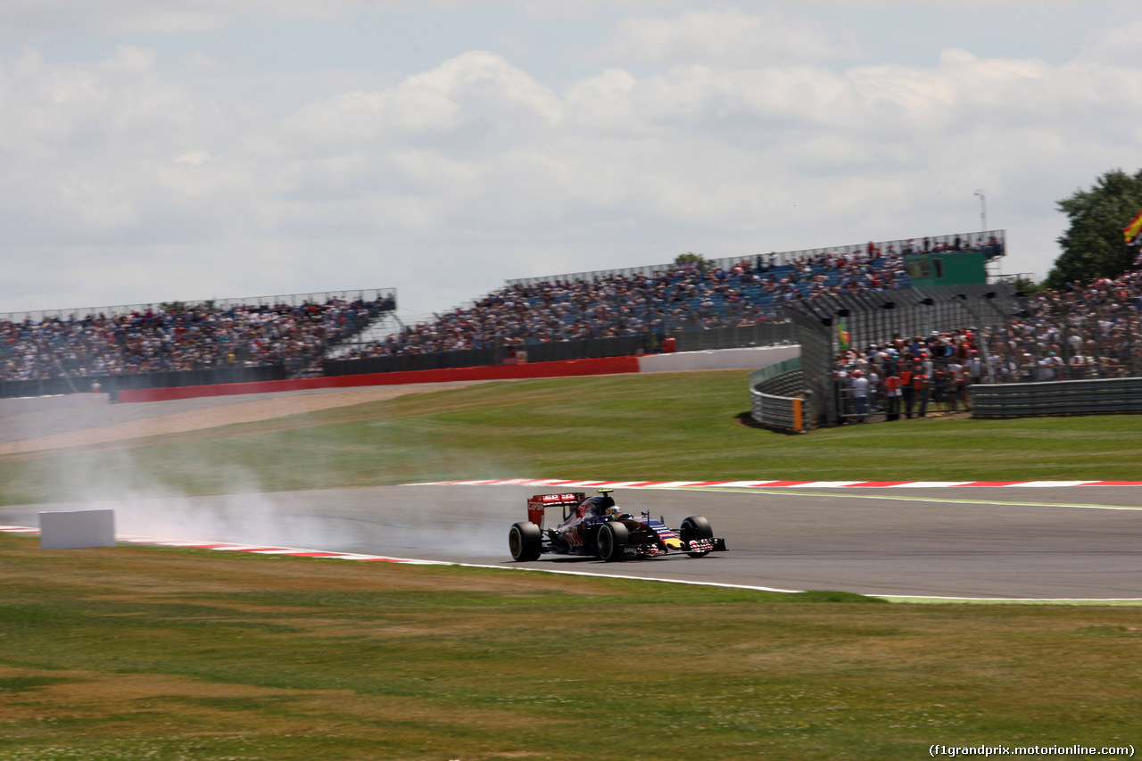 GP GRAN BRETAGNA, 04.07.2015 - Qualifiche, Carlos Sainz Jr (ESP) Scuderia Toro Rosso STR10
