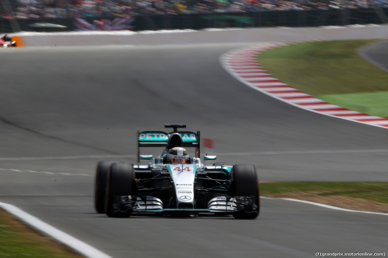 GP GRAN BRETAGNA, 04.07.2015 - Qualifiche, Lewis Hamilton (GBR) Mercedes AMG F1 W06