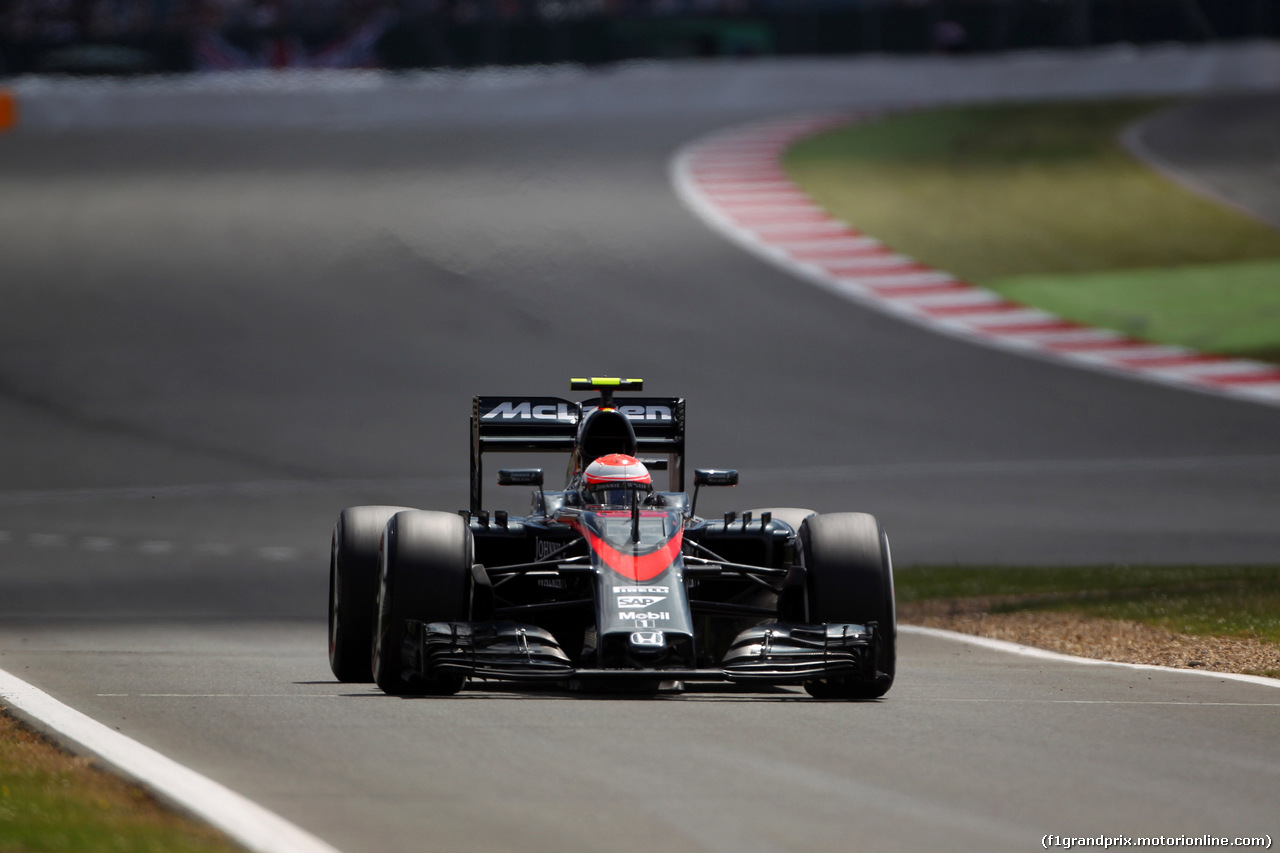 GP GRAN BRETAGNA, 04.07.2015 - Qualifiche, Jenson Button (GBR)  McLaren Honda MP4-30.