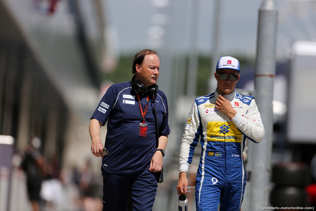 GP GRAN BRETAGNA, 04.07.2015 - Qualifiche, Marcus Ericsson (SUE) Sauber C34