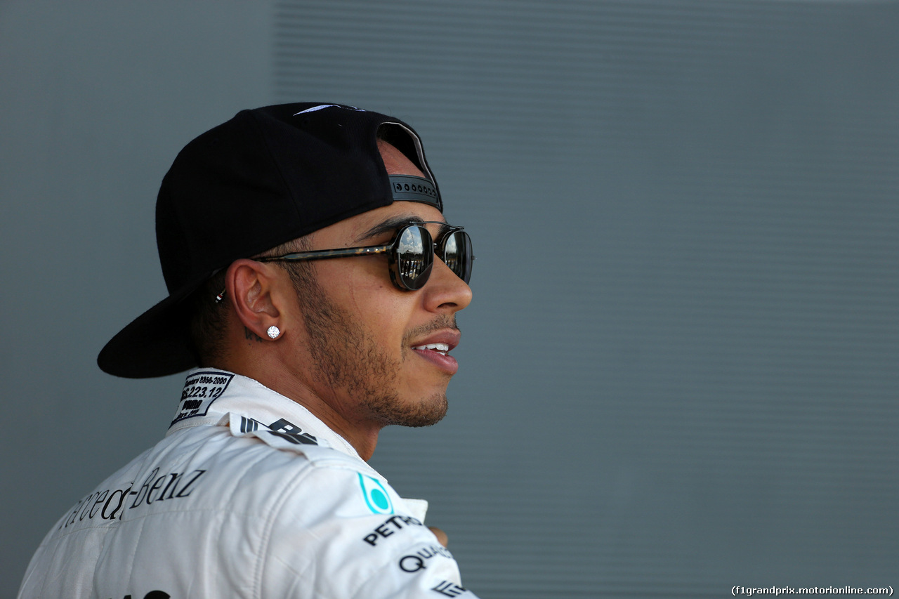 GP GRAN BRETAGNA, 04.07.2015 - Qualifiche, Lewis Hamilton (GBR) Mercedes AMG F1 W06 pole position