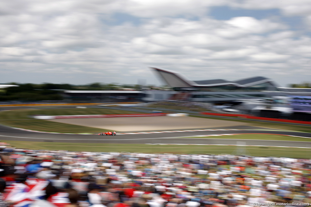 GP GRAN BRETAGNA, 04.07.2015 - Qualifiche, Sebastian Vettel (GER) Ferrari SF15-T