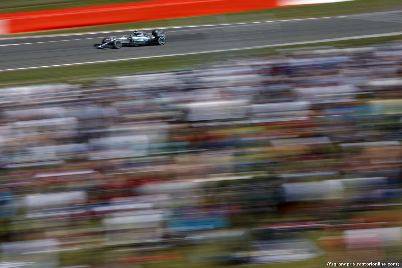 GP GRAN BRETAGNA, 04.07.2015 - Qualifiche, Nico Rosberg (GER) Mercedes AMG F1 W06