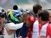 GP GRAN BRETAGNA, 04.07.2015 - Qualifiche, terzo Felipe Massa (BRA) Williams F1 Team FW37 with sua moglie Raffaela