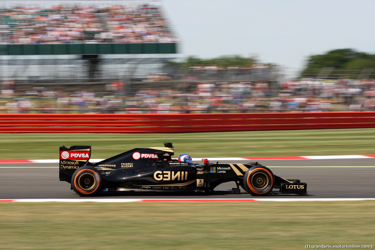GP GRAN BRETAGNA, 03.07.2015 - Prove Libere 1, Jolyon Palmer (GBR) Test Driver, Lotus F1 Team