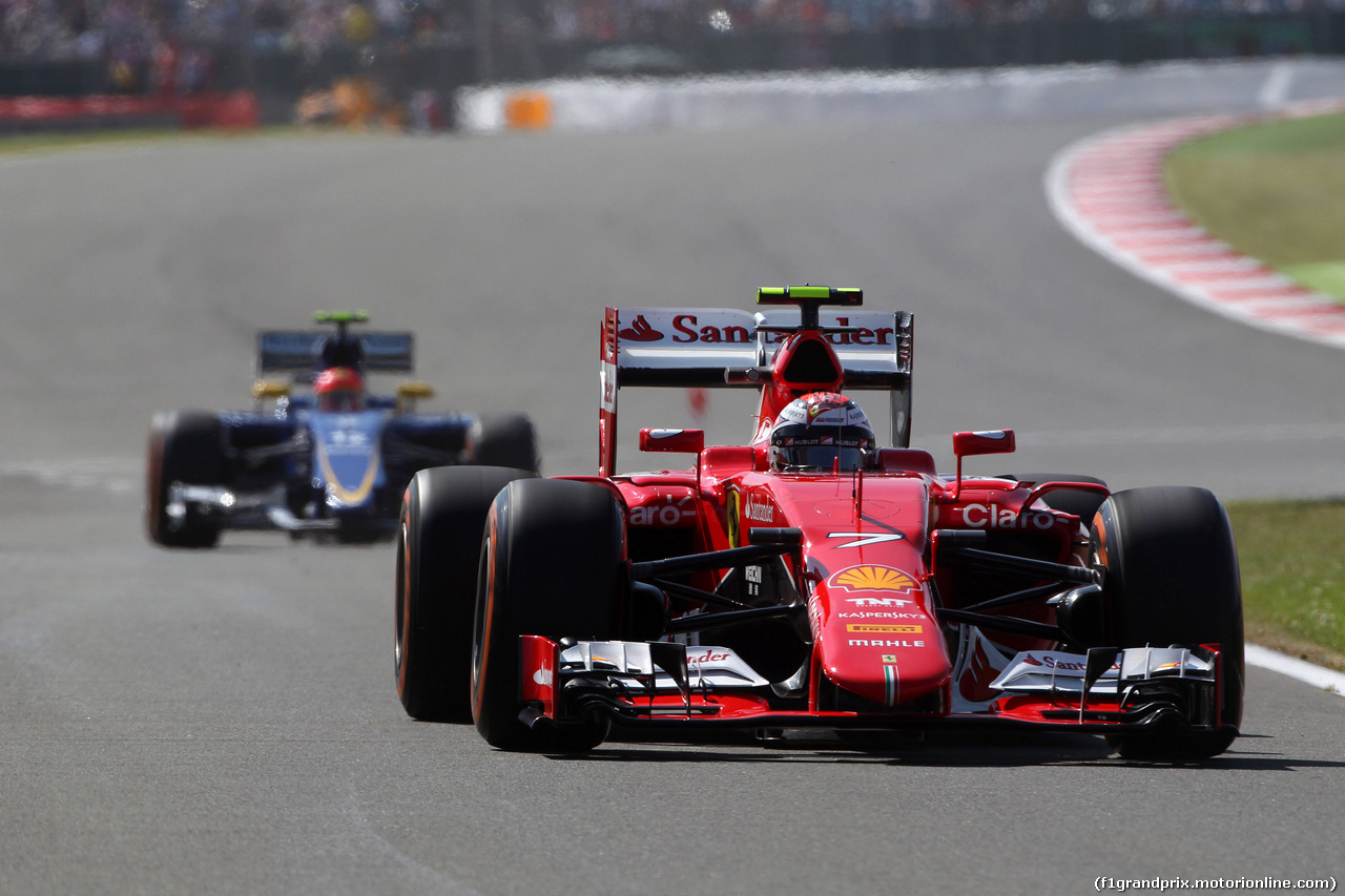 GP GRAN BRETAGNA, 03.07.2015 - Prove Libere 1, Kimi Raikkonen (FIN) Ferrari SF15-T