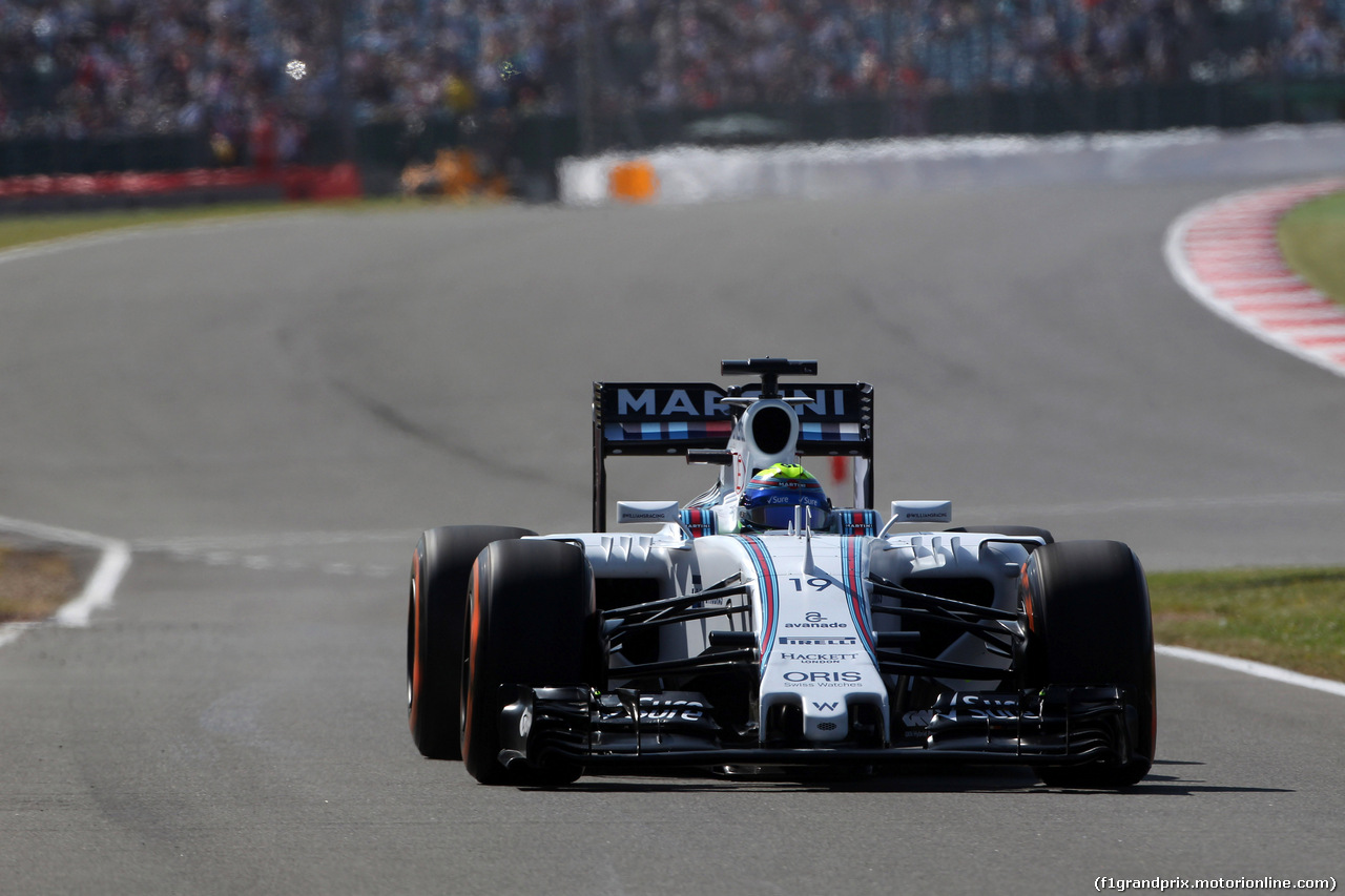GP GRAN BRETAGNA, 03.07.2015 - Prove Libere 1, Felipe Massa (BRA) Williams F1 Team FW37
