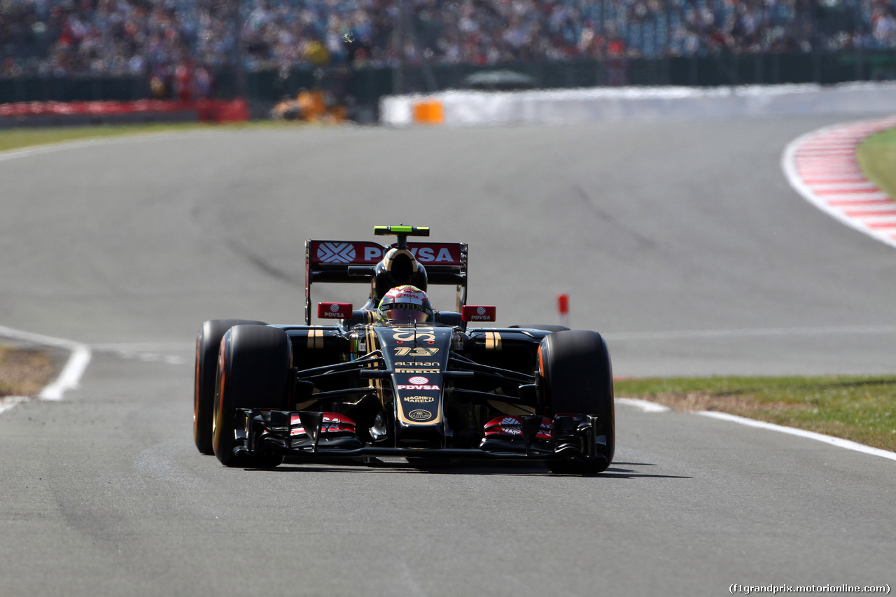 GP GRAN BRETAGNA, 03.07.2015 - Prove Libere 1, Pastor Maldonado (VEN) Lotus F1 Team E23