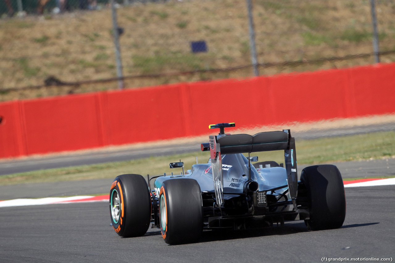 GP GRAN BRETAGNA, 03.07.2015 - Prove Libere 1, Nico Rosberg (GER) Mercedes AMG F1 W06