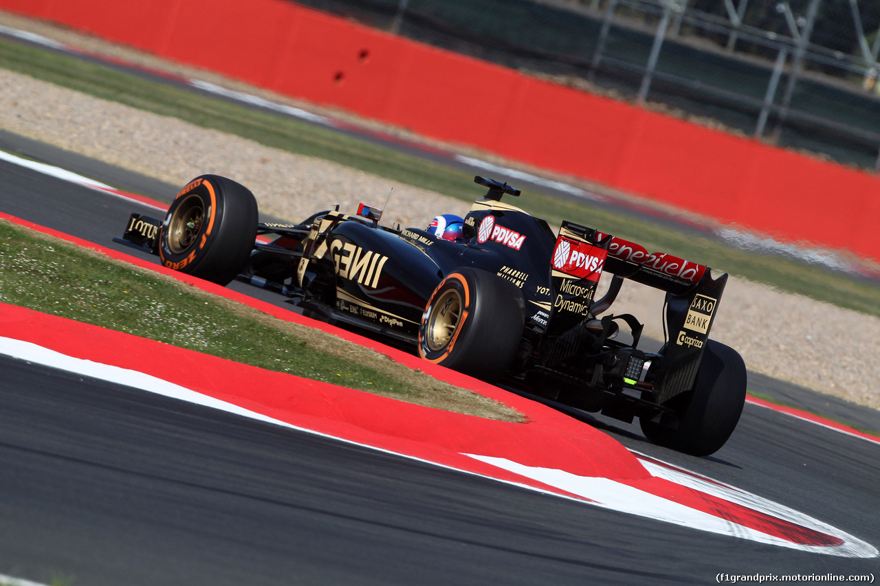 GP GRAN BRETAGNA, 03.07.2015 - Prove Libere 1, Jolyon Palmer (GBR) Test Driver, Lotus F1 Team