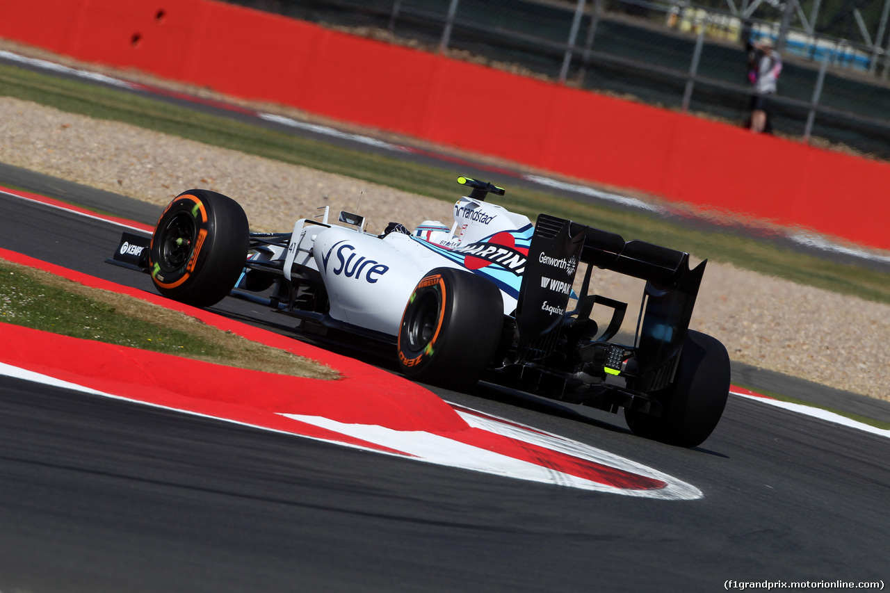 GP GRAN BRETAGNA, 03.07.2015 - Prove Libere 1, Susie Wolff (GBR) Williams Development Driver