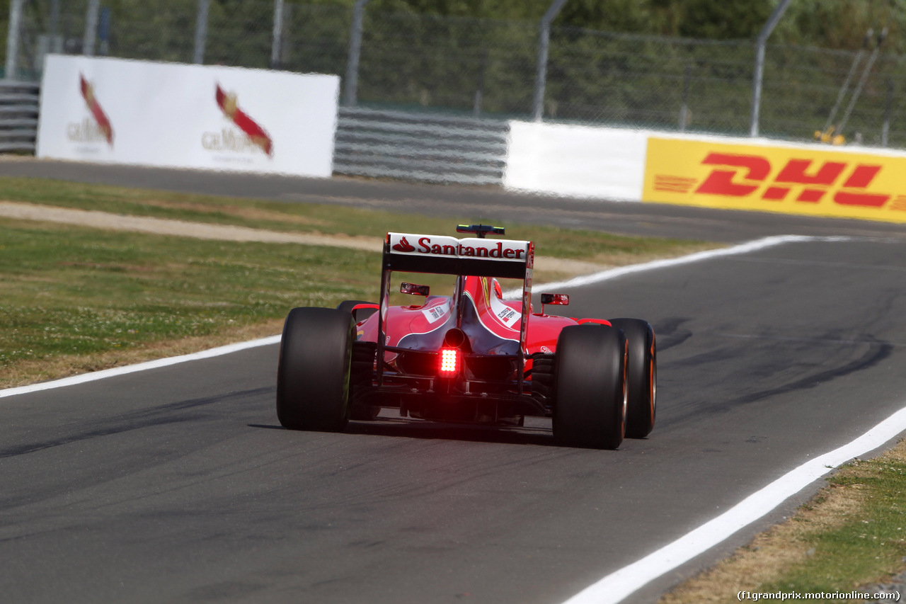 GP GRAN BRETAGNA, 03.07.2015 - Prove Libere 1, Kimi Raikkonen (FIN) Ferrari SF15-T