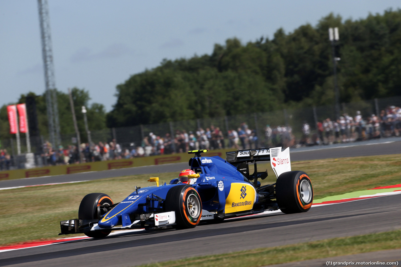 GP GRAN BRETAGNA, 03.07.2015 - Prove Libere 1, Felipe Nasr (BRA) Sauber C34