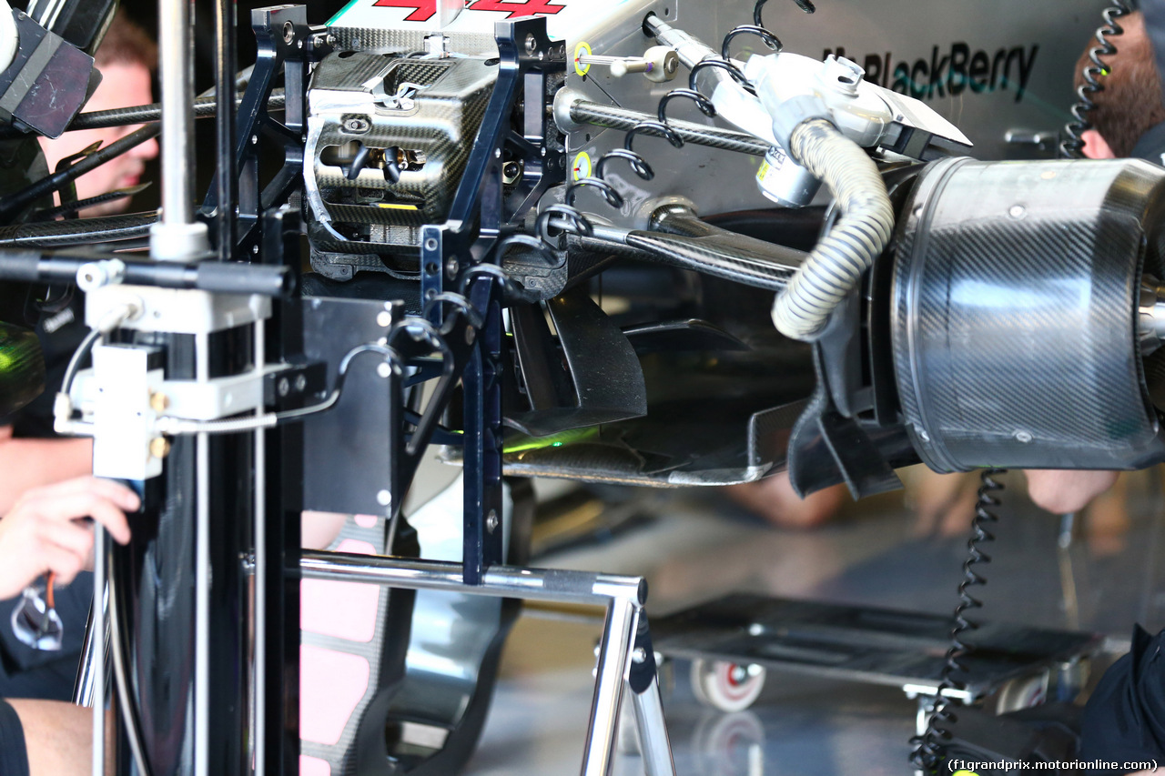 GP GRAN BRETAGNA, 03.07.2015 - Prove Libere 1,  Mercedes AMG F1 W06, detail