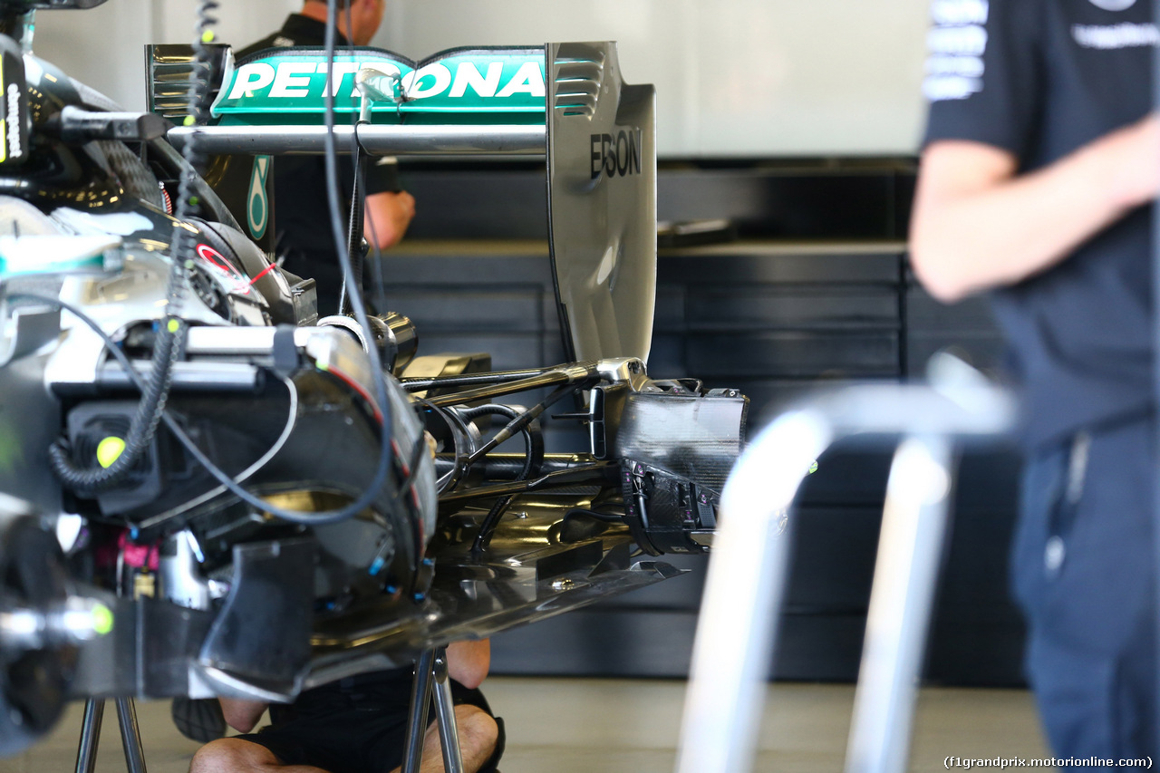 GP GRAN BRETAGNA, 03.07.2015 - Prove Libere 1,  Mercedes AMG F1 W06, detail