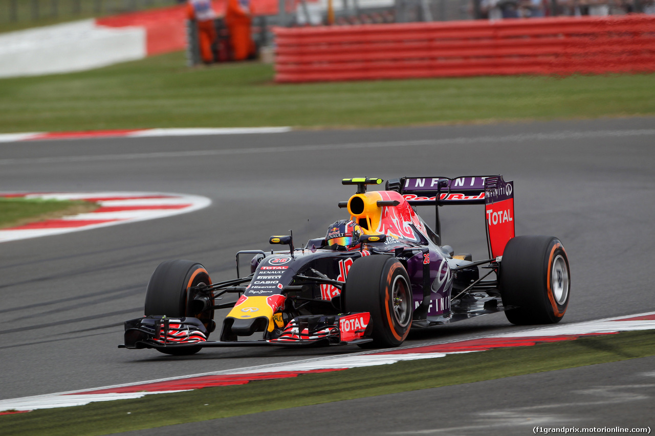 GP GRAN BRETAGNA, 03.07.2015 - Prove Libere 2, Daniil Kvyat (RUS) Red Bull Racing RB11