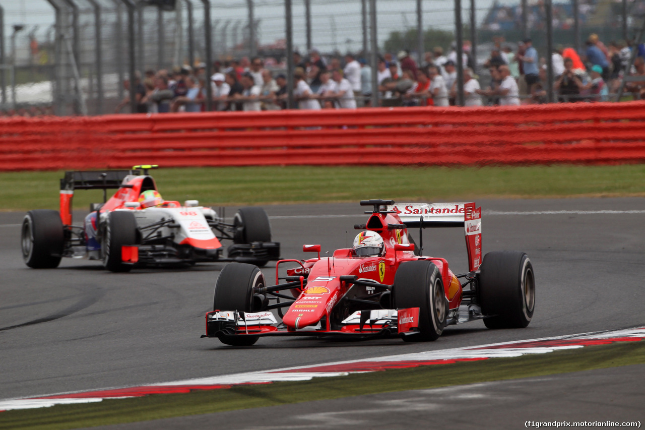 GP GRAN BRETAGNA, 03.07.2015 - Prove Libere 2, Sebastian Vettel (GER) Ferrari SF15-T