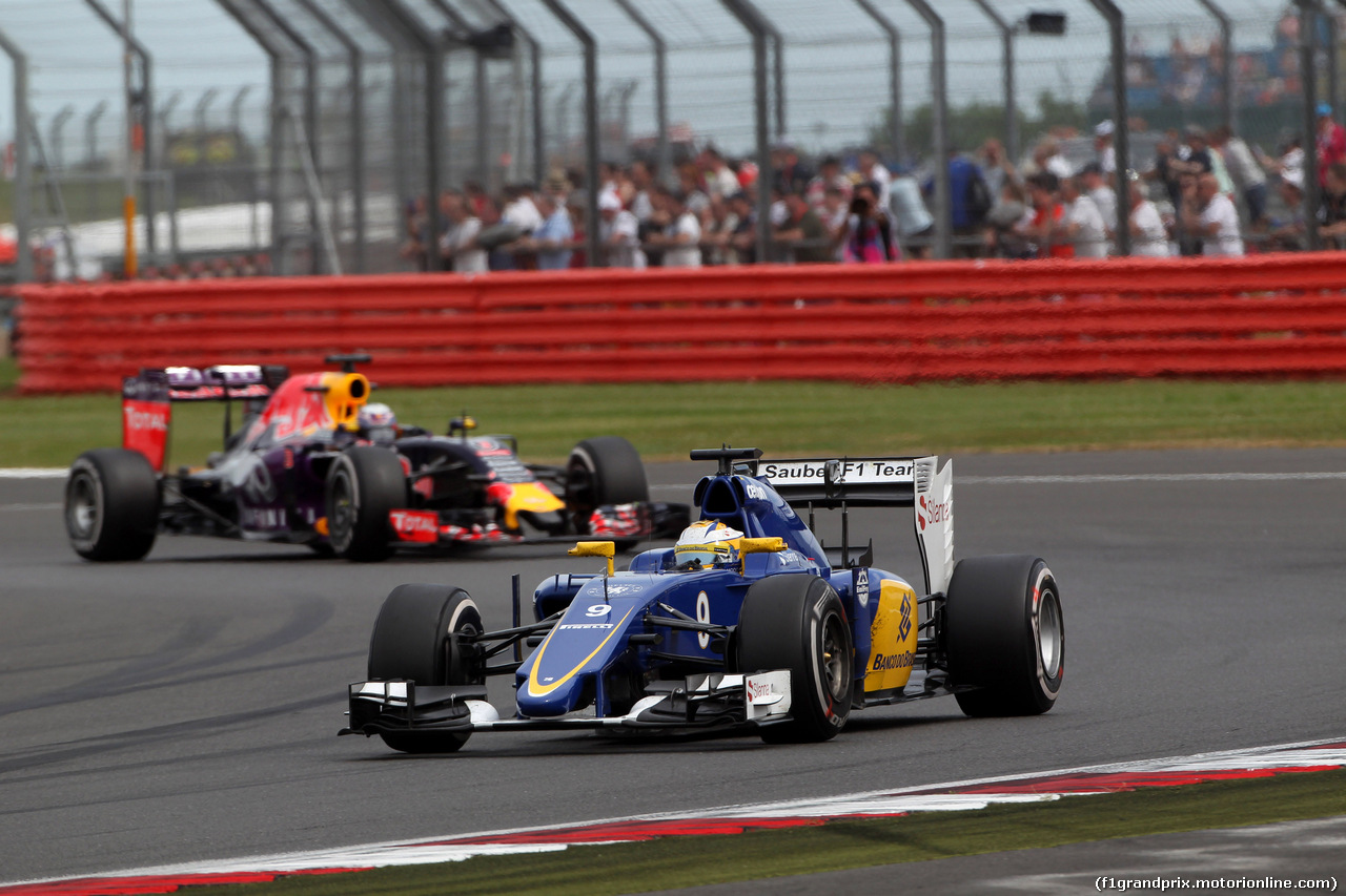 GP GRAN BRETAGNA, 03.07.2015 - Prove Libere 2, Marcus Ericsson (SUE) Sauber C34