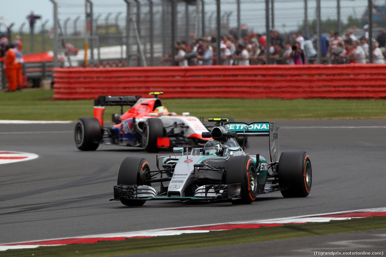 GP GRAN BRETAGNA, 03.07.2015 - Prove Libere 2, Nico Rosberg (GER) Mercedes AMG F1 W06