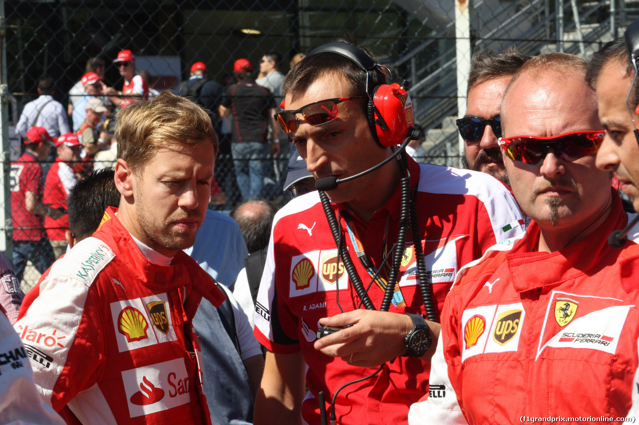 GP ITALIA, 06.09.2015 - Gara, Sebastian Vettel (GER) Ferrari SF15-T