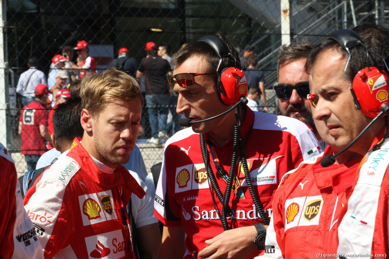 GP ITALIA, 06.09.2015 - Gara, Sebastian Vettel (GER) Ferrari SF15-T