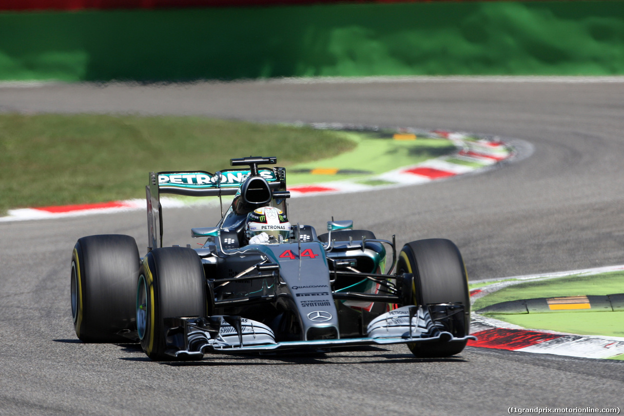 GP ITALIA, 06.09.2015 - Gara, Lewis Hamilton (GBR) Mercedes AMG F1 W06