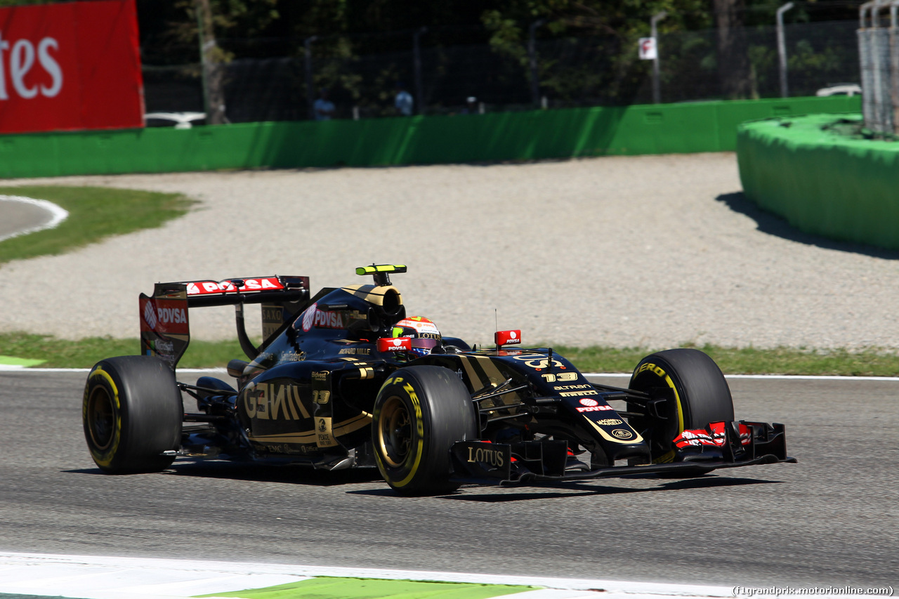 GP ITALIA, 06.09.2015 - Gara, Pastor Maldonado (VEN) Lotus F1 Team E23