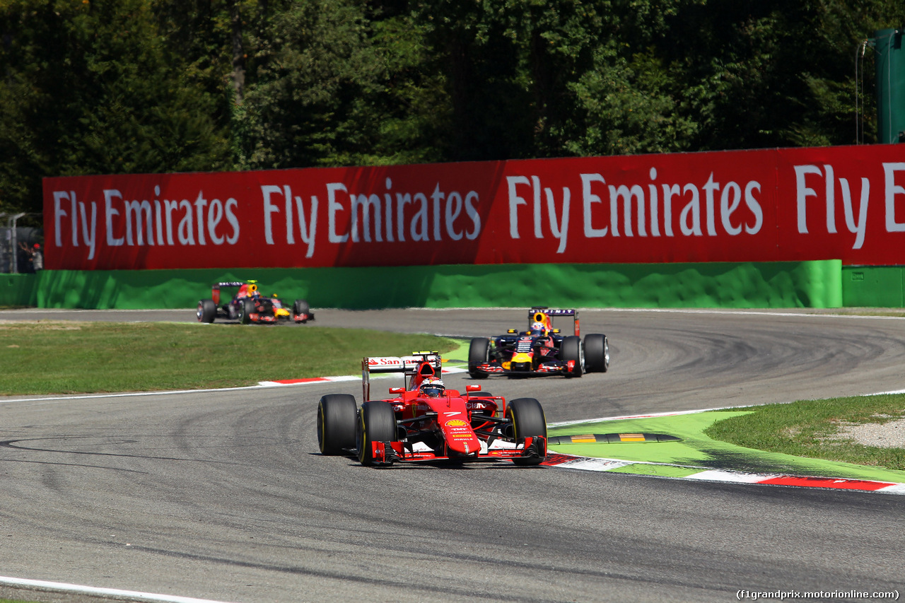 GP ITALIA, 06.09.2015 - Gara, Kimi Raikkonen (FIN) Ferrari SF15-T
