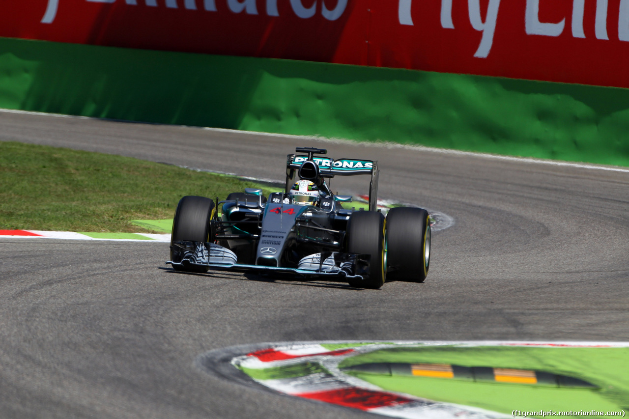 GP ITALIA, 06.09.2015 - Gara, Lewis Hamilton (GBR) Mercedes AMG F1 W06