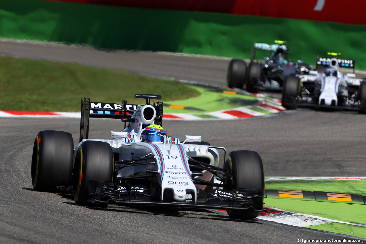 GP ITALIA, 06.09.2015 - Gara, Felipe Massa (BRA) Williams F1 Team FW37