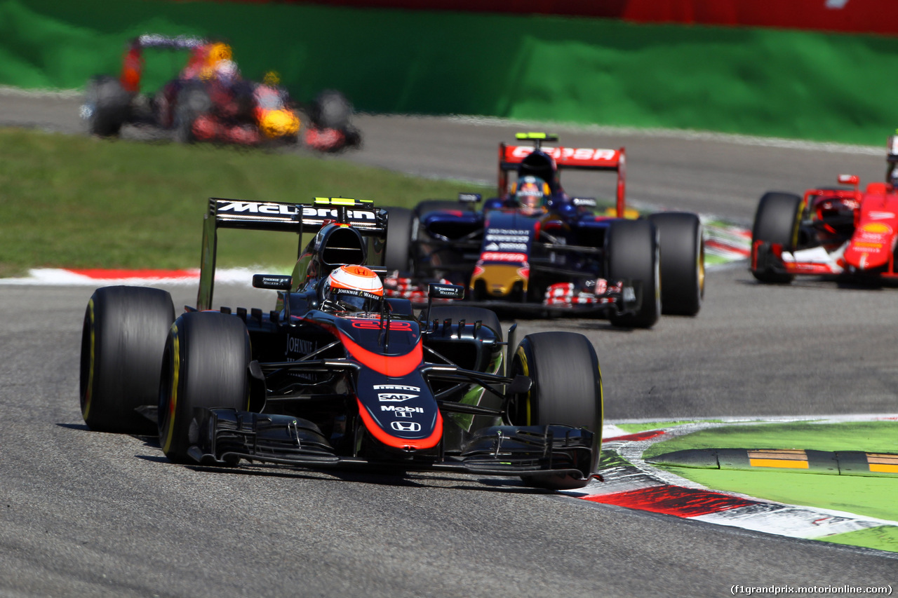 GP ITALIA, 06.09.2015 - Gara, Jenson Button (GBR)  McLaren Honda MP4-30.