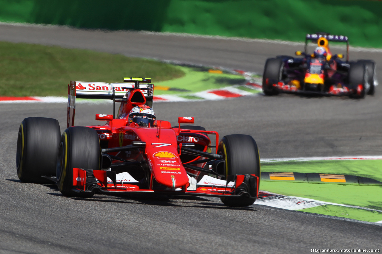 GP ITALIA, 06.09.2015 - Gara, Kimi Raikkonen (FIN) Ferrari SF15-T