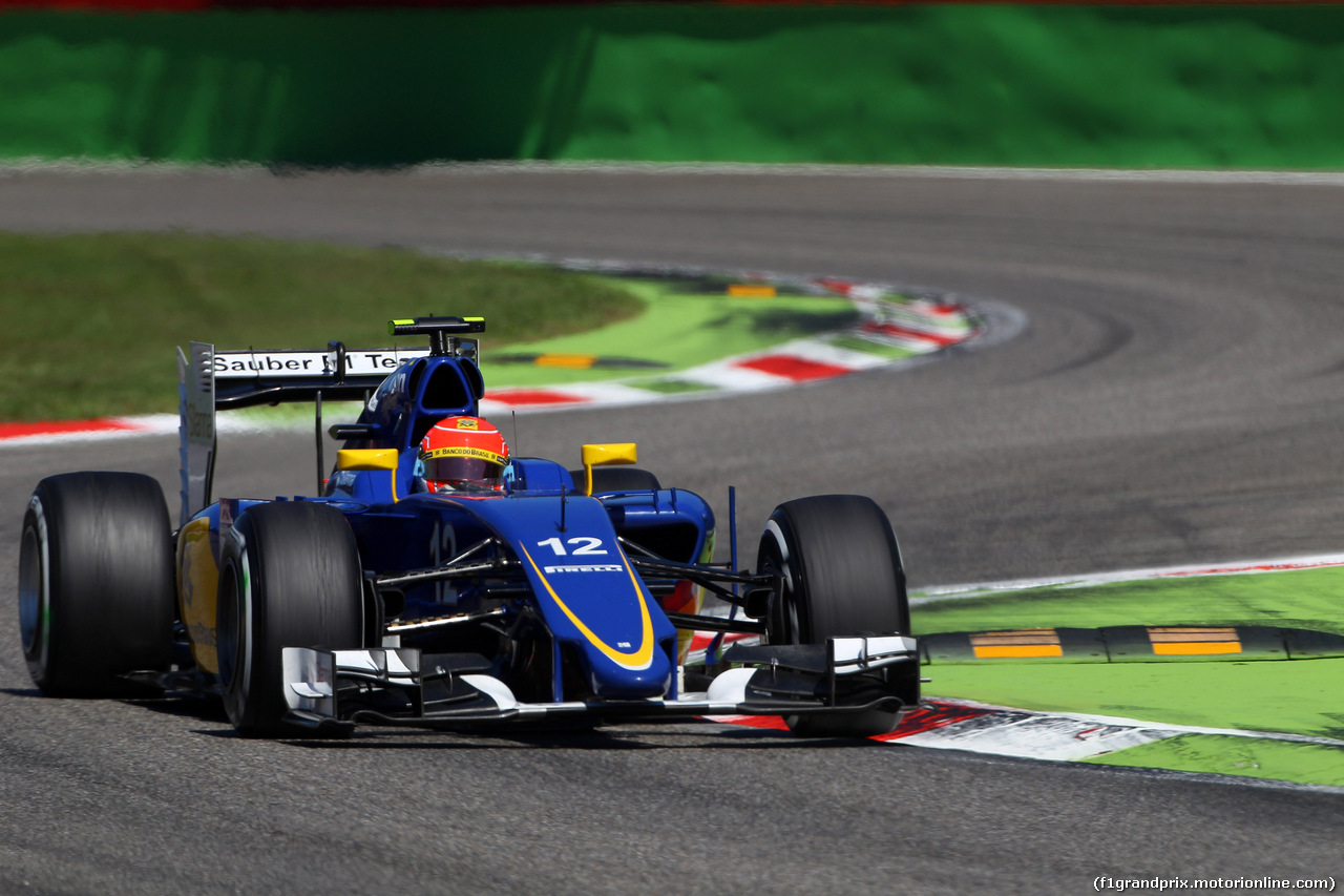 GP ITALIA, 06.09.2015 - Gara, Felipe Nasr (BRA) Sauber C34
