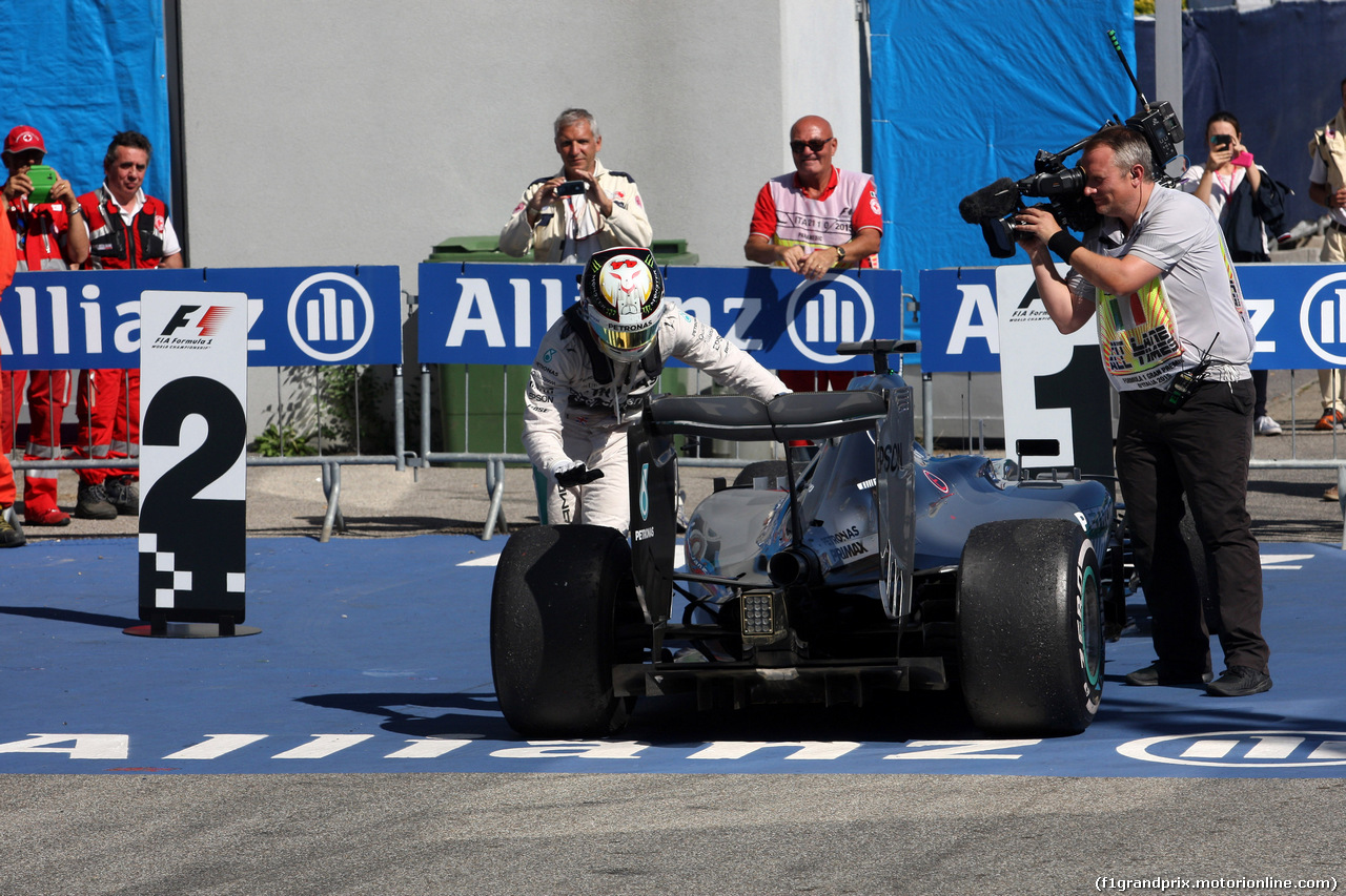 GP ITALIA, 06.09.2015 - Gara, Lewis Hamilton (GBR) Mercedes AMG F1 W06 vincitore