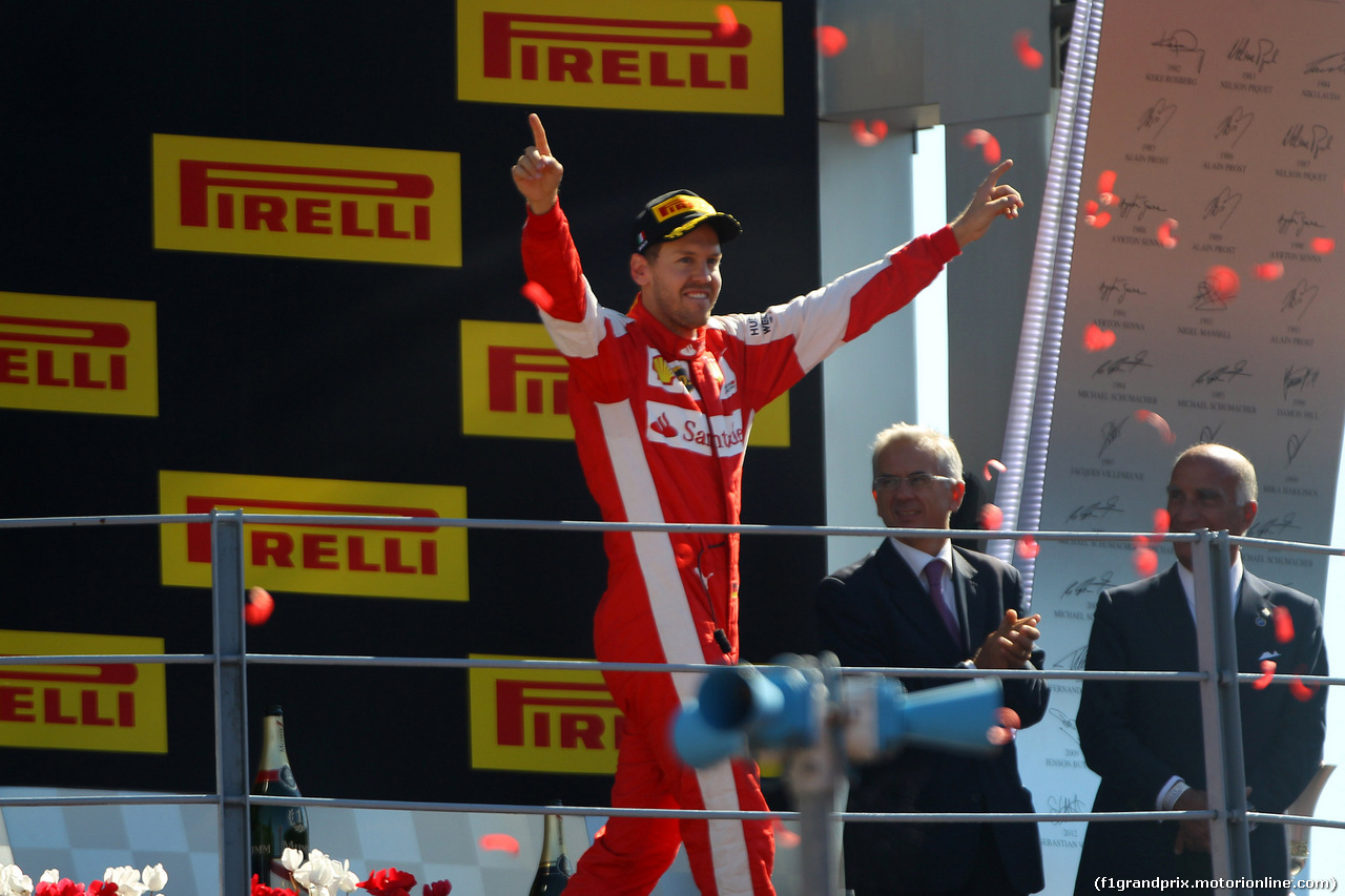GP ITALIA, 06.09.2015 - Gara, secondo  Sebastian Vettel (GER) Ferrari SF15-T